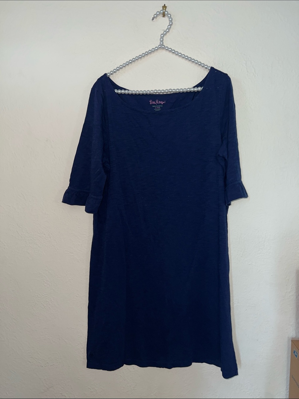 Lilly Pulitzer XL blue cotton dress